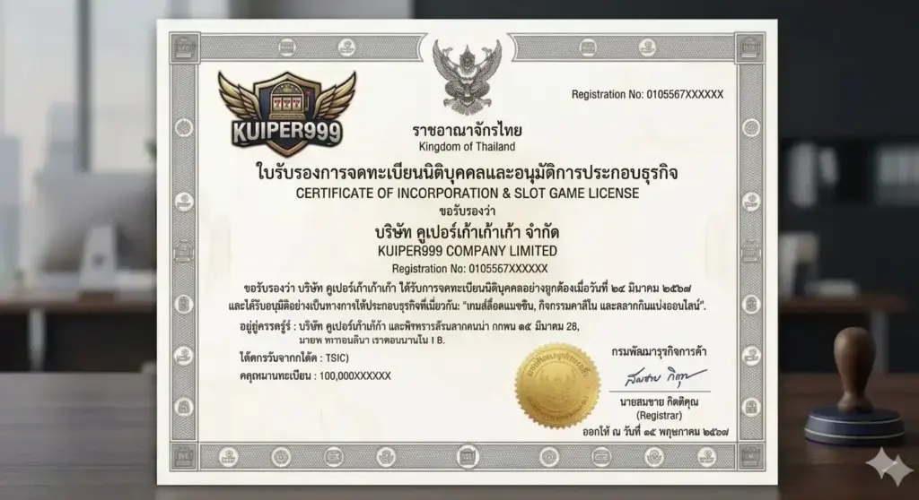 การรับรองคุณภาพและการใช้งานระบบเดโม